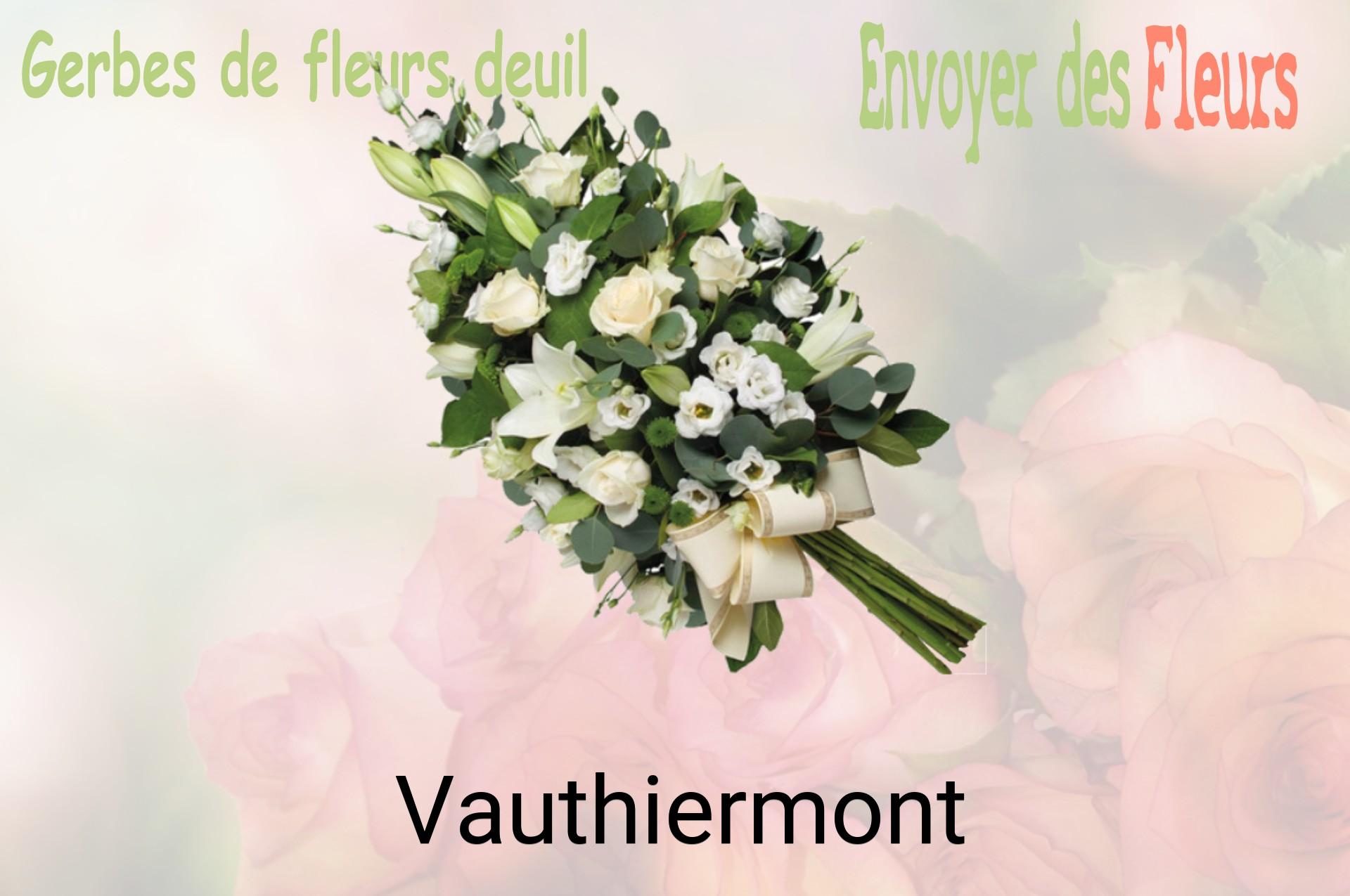 Gerbe de fleurs de deuil livrée à Vauthiermont